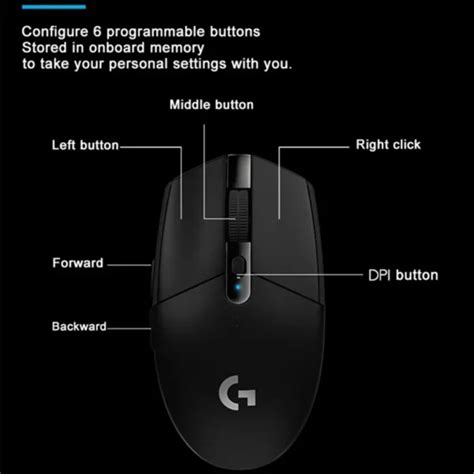 Logitech G304 Wireless Mouse Gaming Anam Store