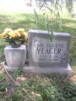 Emil Eugene Yeager 1912 1986 Find A Grave Gedenkplek