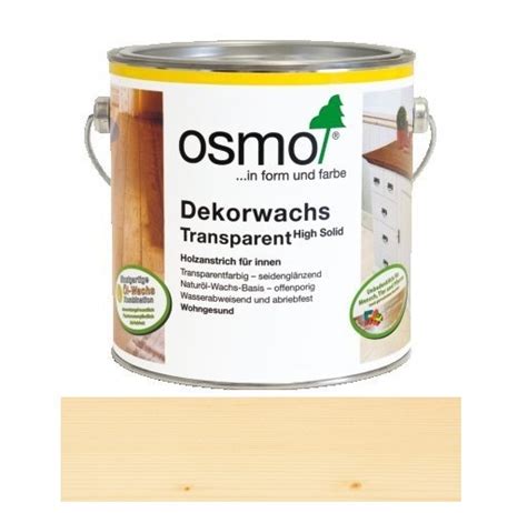 Osmo Dekorwachs Transparent Farblos L