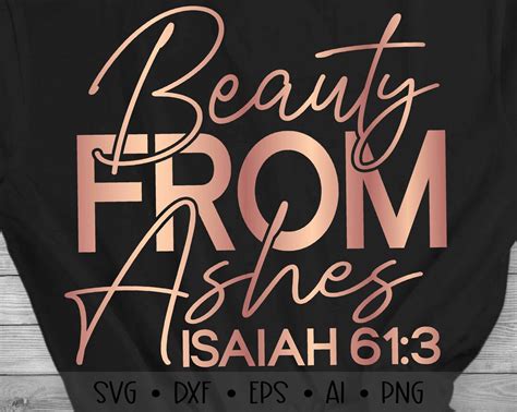 Beauty From Ashes Svg Christian Svg Afro Queen Svg Black Woman Svg