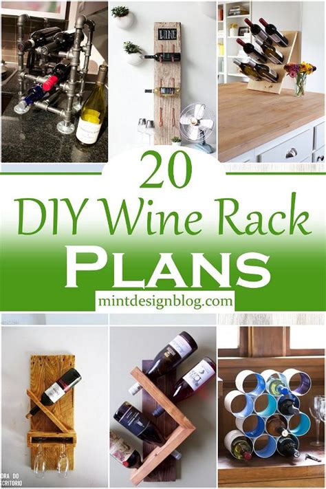 20 DIY Wine Rack Plans ( With Images ) - Mint Design Blog