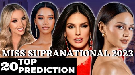 Miss Supranational Top Favorites Prediction Leaderboard