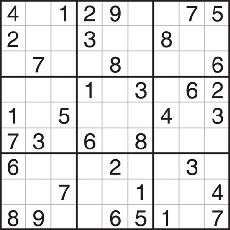 Sudoku Printables With Answers