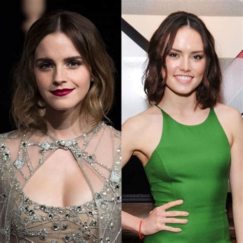 Emma Watson Vs Daisy Ridley Daisy Ridley Emma Watson Emma