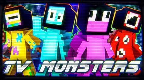 Tv Monsters By Builders Horizon Minecraft Skin Pack Minecraft