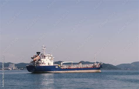 Logistics and transportation of Container Cargo ship Stock Photo ...