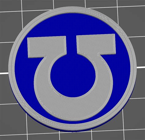 Warhammer 40k Ultramarines Objective Marker Plus Mmu Version By