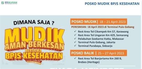 BPJS Buka Posko Mudik Masyarakat Bisa Pijat Dan Cek Kesehatan