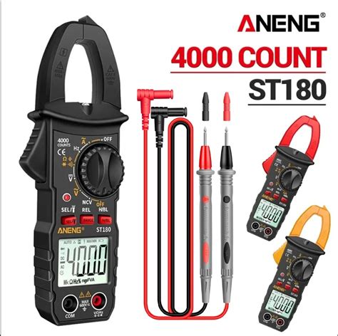 Aneng St Digital Clamp Meter Contagens Amper Metro Tens O Mult