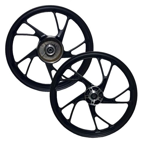 Jogo Roda Modelo 5 Palitos Aro 18 C Rolamento Cg 150 Titan Fan 2004