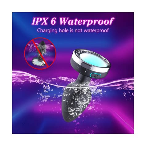 Vibrating Butt Plug DANKIS Anal Plug With Flashing Light Base Anal