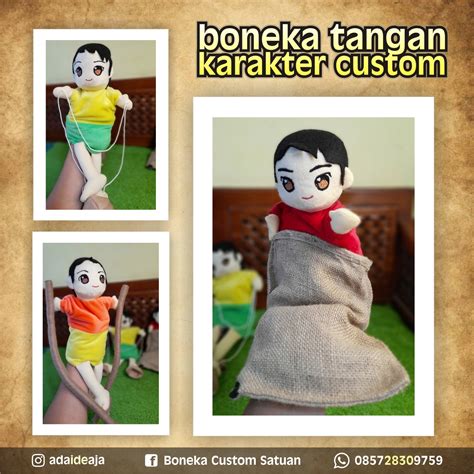 Pembuat Boneka Custom Satuan Di Solo Boneka Tangan Karakter