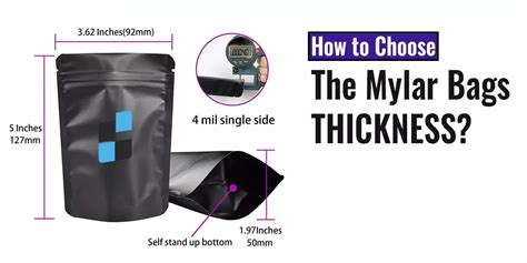 How to Choose the Mylar Bags Thickness? | Instant Custom Boxes