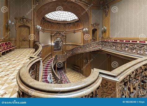 Interior Of The Scientists House In Lviv Ukraine Editorial Image