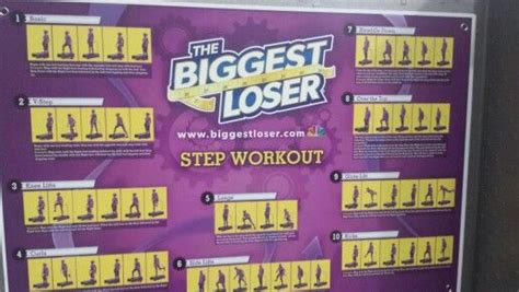 Biggest Loser Step Workout Chart Planet Fitness - FitnessRetro