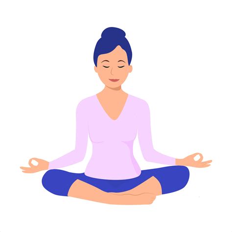 Woman in yoga poses. Vector illustration in cartoon style. 8251852 ...