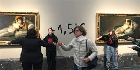 Climate Two Goya Paintings Targeted By Environmental Activists