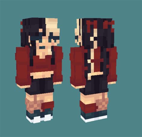 Red Girl Minecraft Skin