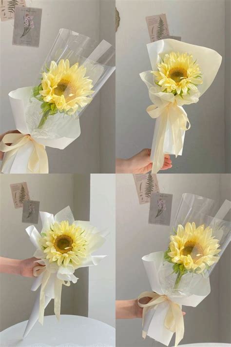 Korean Style Bouquet Wrapping Idea Small Flower Bouquet Flower