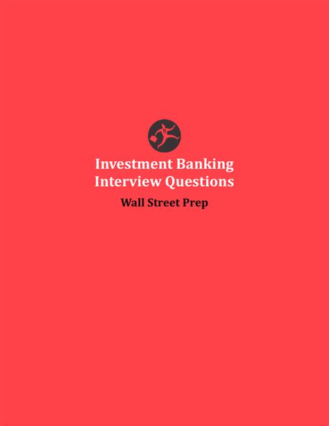 Wall Street Prep Interview Prep Guide 2021