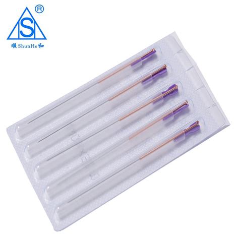 Copper Handle Acupuncture Needle With Tube Suzhou Hualun Medical