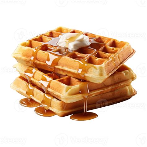 AI Generated Waffles Are Ready To Be Served 35997280 PNG