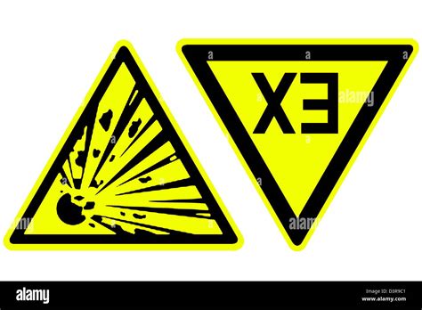 Yellow Hazard Warning Symbol Hi Res Stock Photography And Images Alamy