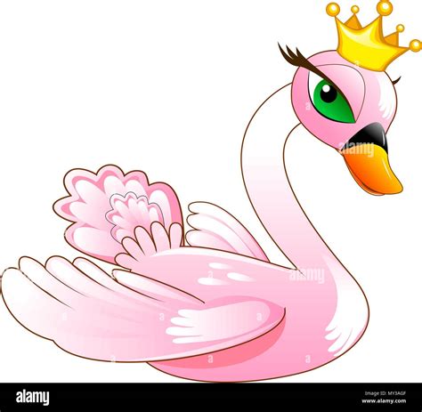 Swan cartoon hi-res stock photography and images - Alamy