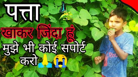 पत्ते खाने के लिए जंगल जा रहा हूं My First Vlog Support Me🙏😭