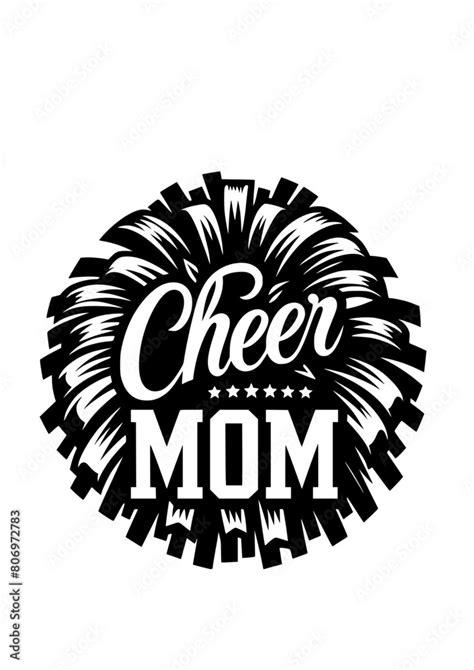 Pom Pom Svg Png Cheer Mom Svg Cheerleader Svg Team Spirit Svg Cheer Shirt Svg Cheer Life