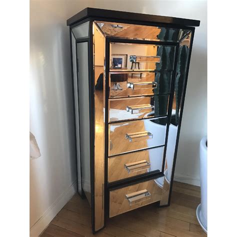 Pier 1 Mirrored Lingerie Chest AptDeco