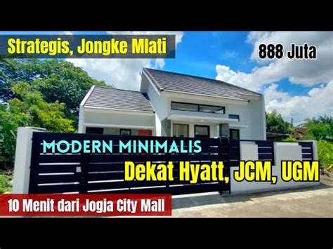 Harga Terjangkau Dekat UGM RUMAH MINIMALIS MODERN DI JONGKE MLATI