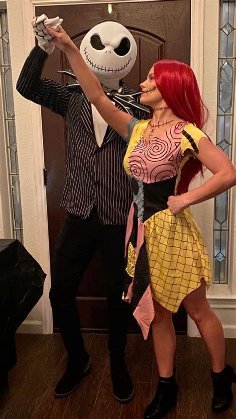 Couples Halloween Costume Jack And Sally Jack Skellington A Night