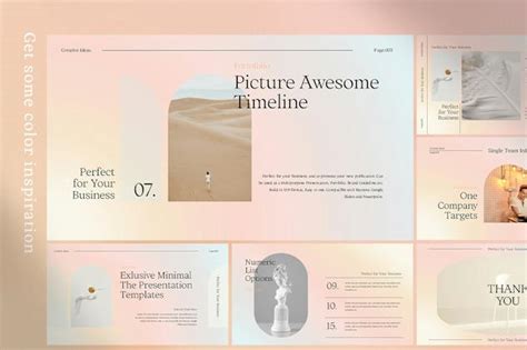 PASTELIC Google Slides Templates - Design Template Place