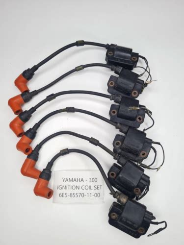 Genuine Yamaha Outboard Engine Motor Ignition Coil Set X Cm