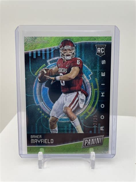 2018 Panini Cyber Monday Rookies Rapture 21 Baker Mayfield 25 RC