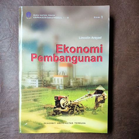 Jual Ekonomi Pembangunan Edisi Original Universitas Terbuka