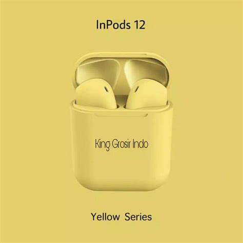 Jual Inpods 12 Macaron Headset Bluetooth Warna Macaron Wireless Inpods