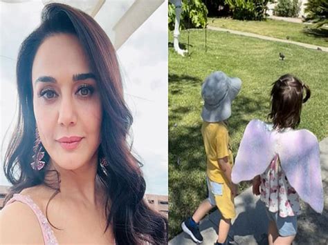 Preity Zinta drops cute pic of twin kids Gia and Jai as they enjoy 'morning walks' – ThePrint ...