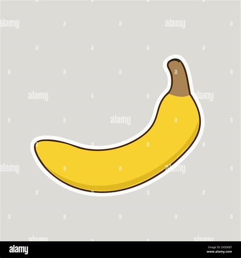 Banana Fruit Icon Design Vector Illustration Stock Vector Image Art