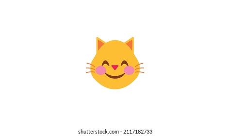 Cat Face Vector Emojivector Emoji Illustration Stock Vector (Royalty ...