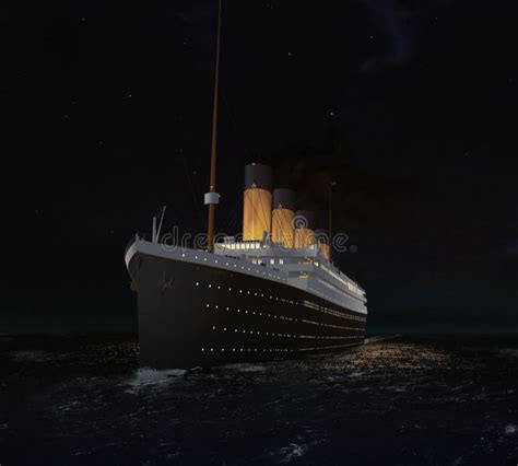 Rms Titanic At Night