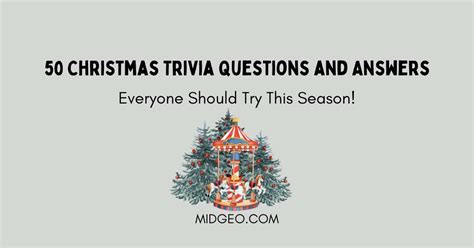 50 Christmas Trivia Questions And Answers Everyone Should Try This Season