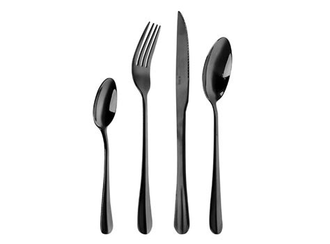 Ripley SET DE CUBIERTOS KITCHENWARE CAPRI BLACK X24