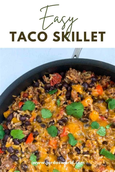 Easy Taco Skillet Jordos World