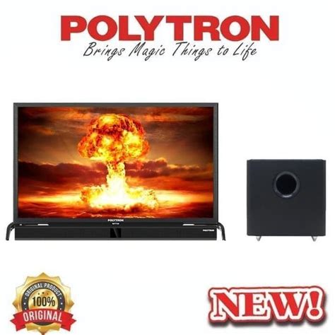 Jual POLYTRON LED TV 32 Inch 32B1550 SOUNDBAR WITH SUBWOOFER GARANSI