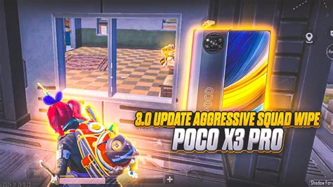 AGGRESSIVE CLUTCHES IN BGMI 3 0 UPDATE POCO X3 PRO SMOOTH 60FPS