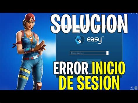 Experimentando El Error De Inicio De Sesi N En Fortnite En Pc