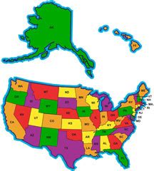 State Abbreviations for the United States of America