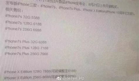 蘋果三款新iphone售價和開賣時間 Iphone 8售價接近萬元 每日頭條